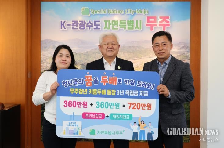 ‘키움두배 적금’ 만기, 무주 청년들 신바람 났네! 36개월간 360만 원으로 720만 원 목돈 마련
